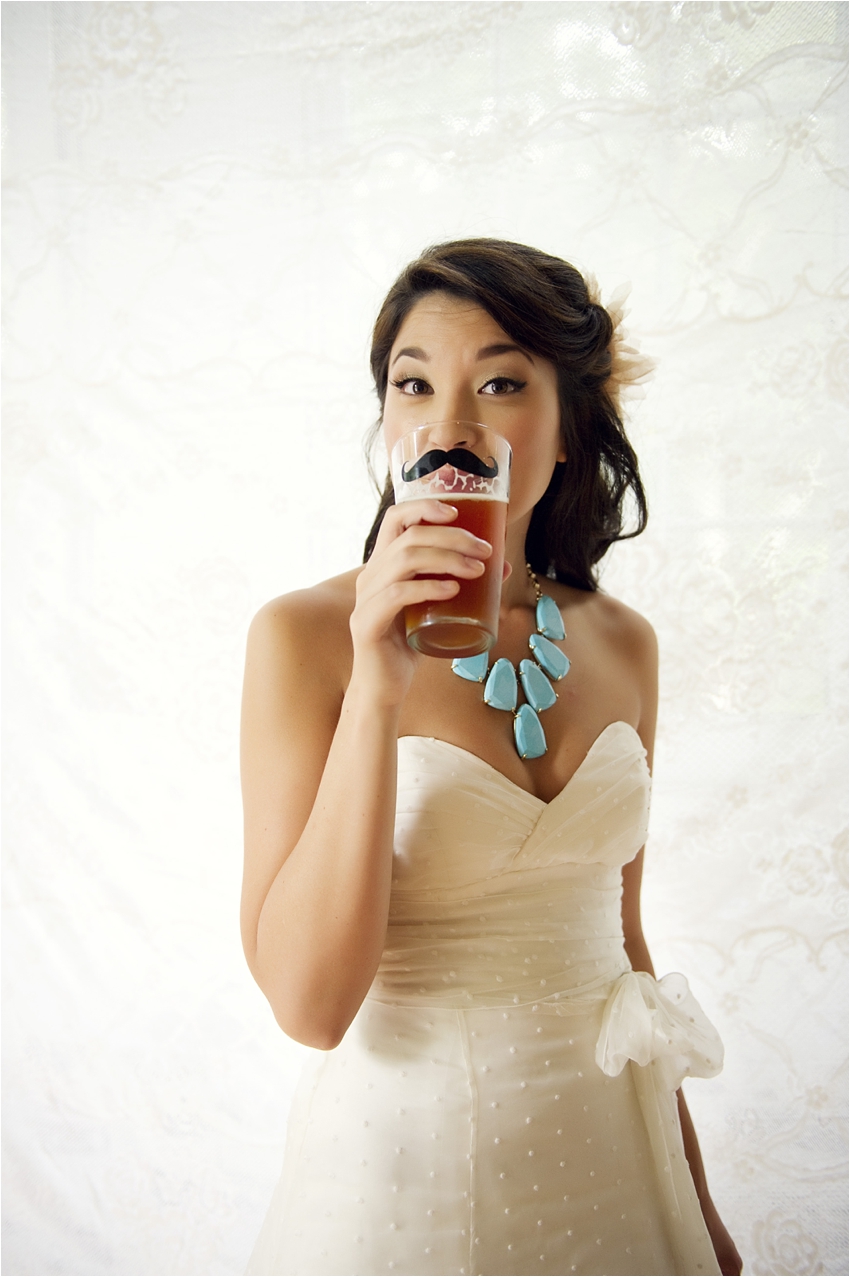 mustache-wedding-bride